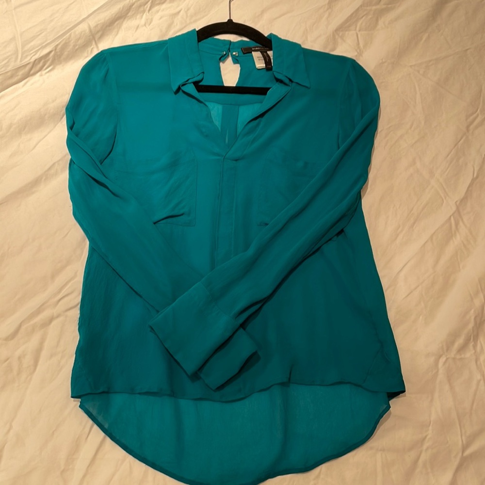 BCBG 100% silk blouse